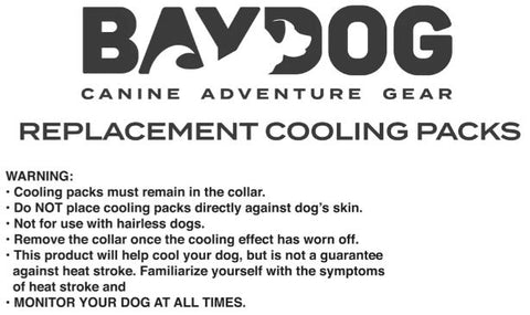BAYDOG Artic Bay Cooling Collar Ice-Pack Replacements