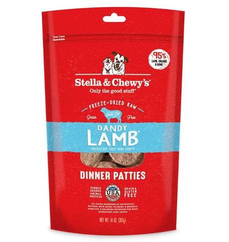 Chewy’s Dandy Lamb Freeze-Dried Raw Dinner Patties