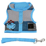 Cool Mesh Harness Under Sea Collection Pirate Octopus Blue Black