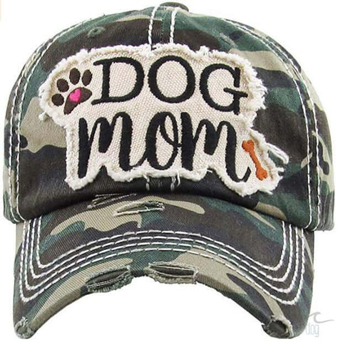 Dog Mom Cap - Camo