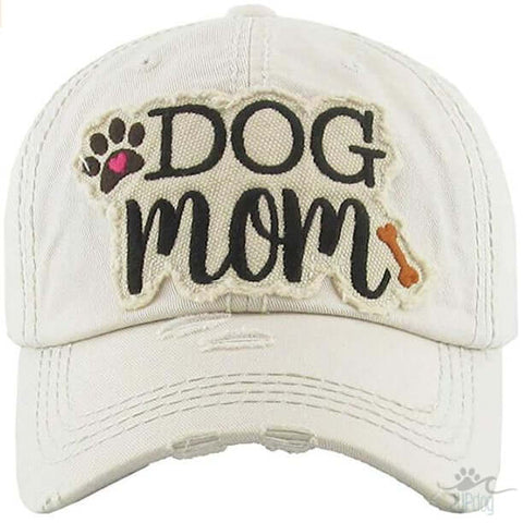 Dog Mom Cap - Stone