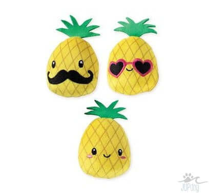 Pineapples Small Dog Toys - Set Of 3
